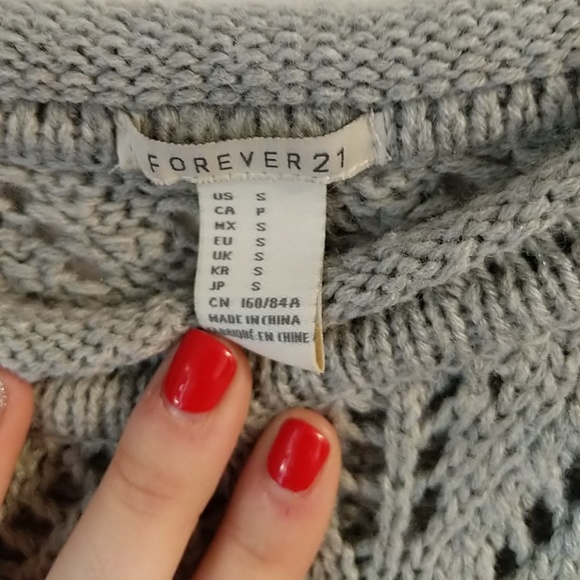 Grey forever 21 sweater - Picture 3 of 4